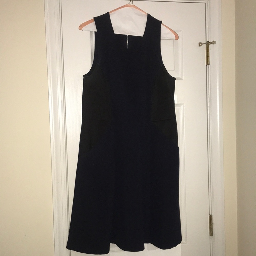 Navy dress with pockets